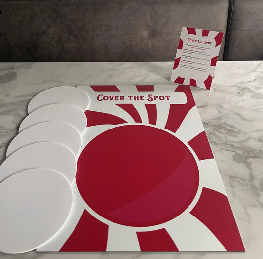 Showing the full game cover the spot