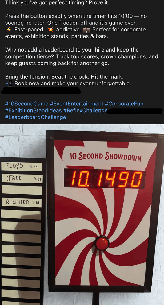 The Heat is ON! 🔥 Why 10 second Showdown is not to be missed! - Big Top Carnival Co.