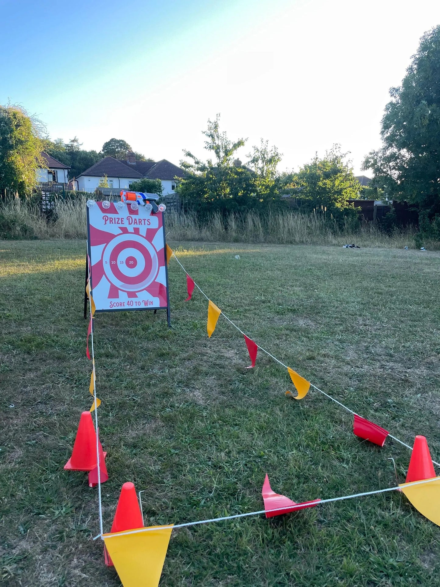 Nerf Shooter with Nerf Gun