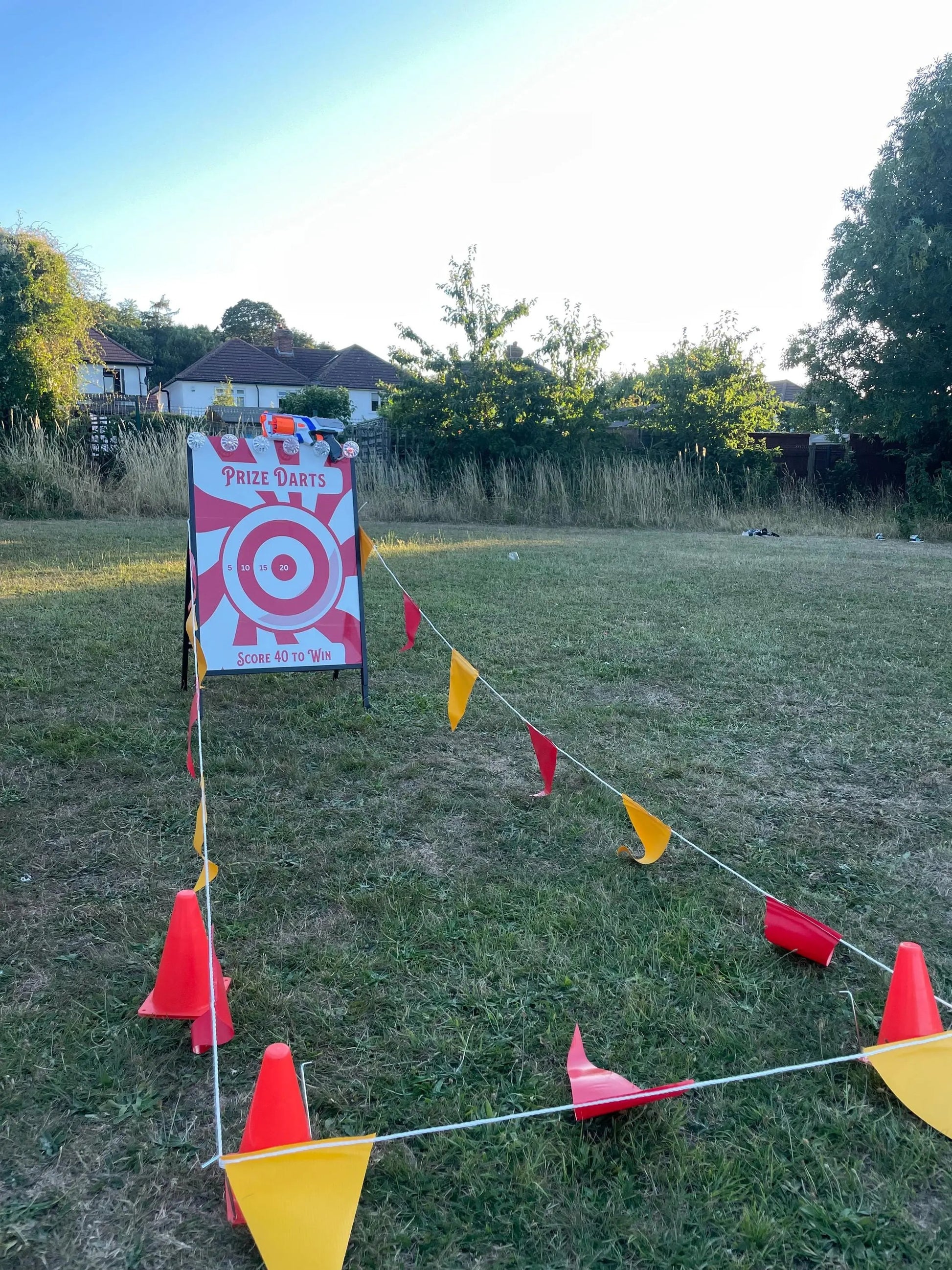 Nerf Shooter with Nerf Gun