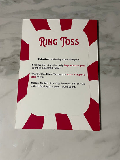 Game Rule Card POS Strut