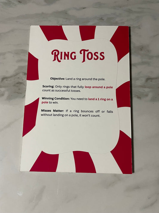 Game Rule Card POS Strut